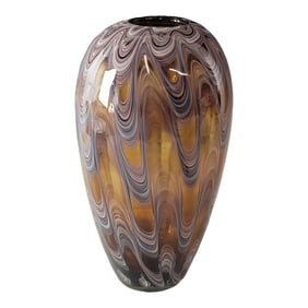 Souffle a La Bouche Hand Blown Vase