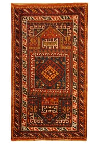 2.10 x 5.7 Antique Caucasion Rug 40's #PIX-13999