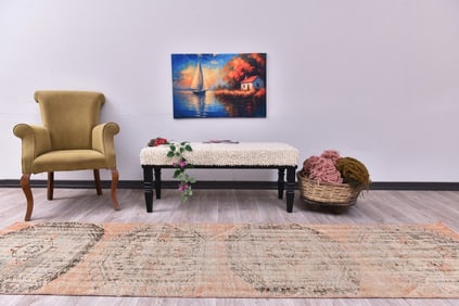 2'9'' x 9'10'' Handmade Vintage Wool Rug - 244858