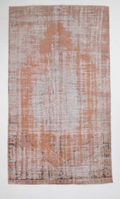 5'3'' x 9'2'' Vintage Wool Runner Rug - 7003