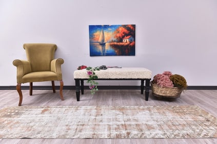 2'7'' x 9'2'' Turkish Vintage Runner Rug - 244823