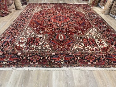 Antique Persian Heriz rug-5179