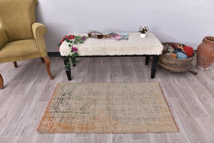 2'5'' x 4'3'' Turkish Vintage Runner Rug - 243877