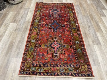 Antique Persian Heriz rug-5773