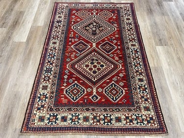 Antique Shirvan Caucasian Rug-4989