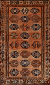 Vegetable Dye Antique Lori Persian Rug 4x7