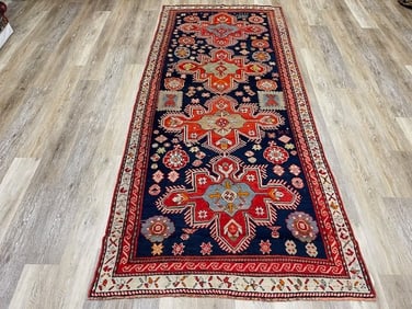 Antique dated Shusha Karabag Caucasian rug-4254