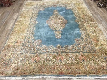 Antique Persian Kirman rug-5196