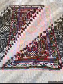 Antique kazak caucasian Rug-5091