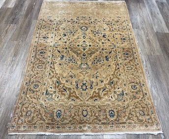 Vintage Persian Tabriz rug-5145