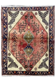 2.11 x 3.9 Vintage Persian Tribal Hamadan Rug #F-6705