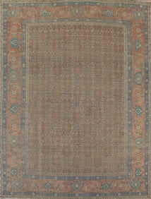 Antique Vegetable Dye Tabriz Persian Area Rug 10x12