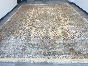 Antique Palac Size kerman Rug-4383