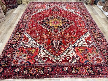Antique Persian Heriz Rug-5137