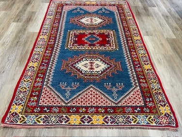 Antique Kazak Design Moroccon Rug-5144