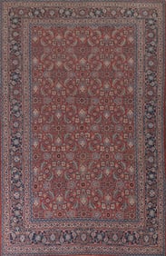 Antique Vegetable Dye Tabriz Persian Area Rug 7x11