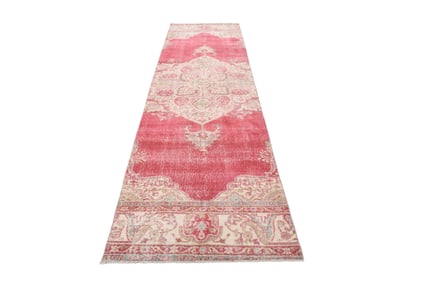 2'9'' x 11'10'' Turkish Vintage Runner Rug - 24760