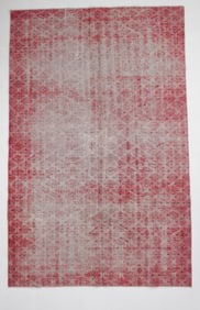 6'0'' x 9'4'' Handmade Vintage Wool Rug - 2690