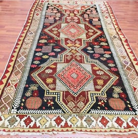 Antique karabagh Caucasian Rug-856
