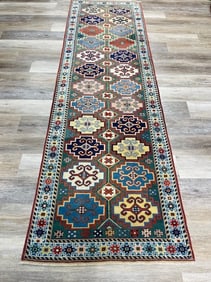 Colorful antique Turkish Runner-5152
