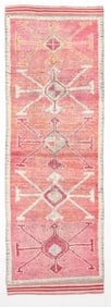 3'3'' x 10'4'' Vintage Wool Runner Rug - 23765