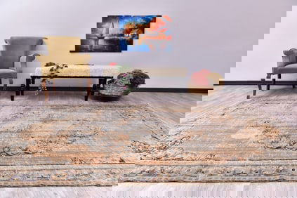 5'7'' x 9'4'' Turkish Vintage Runner Rug - 244854