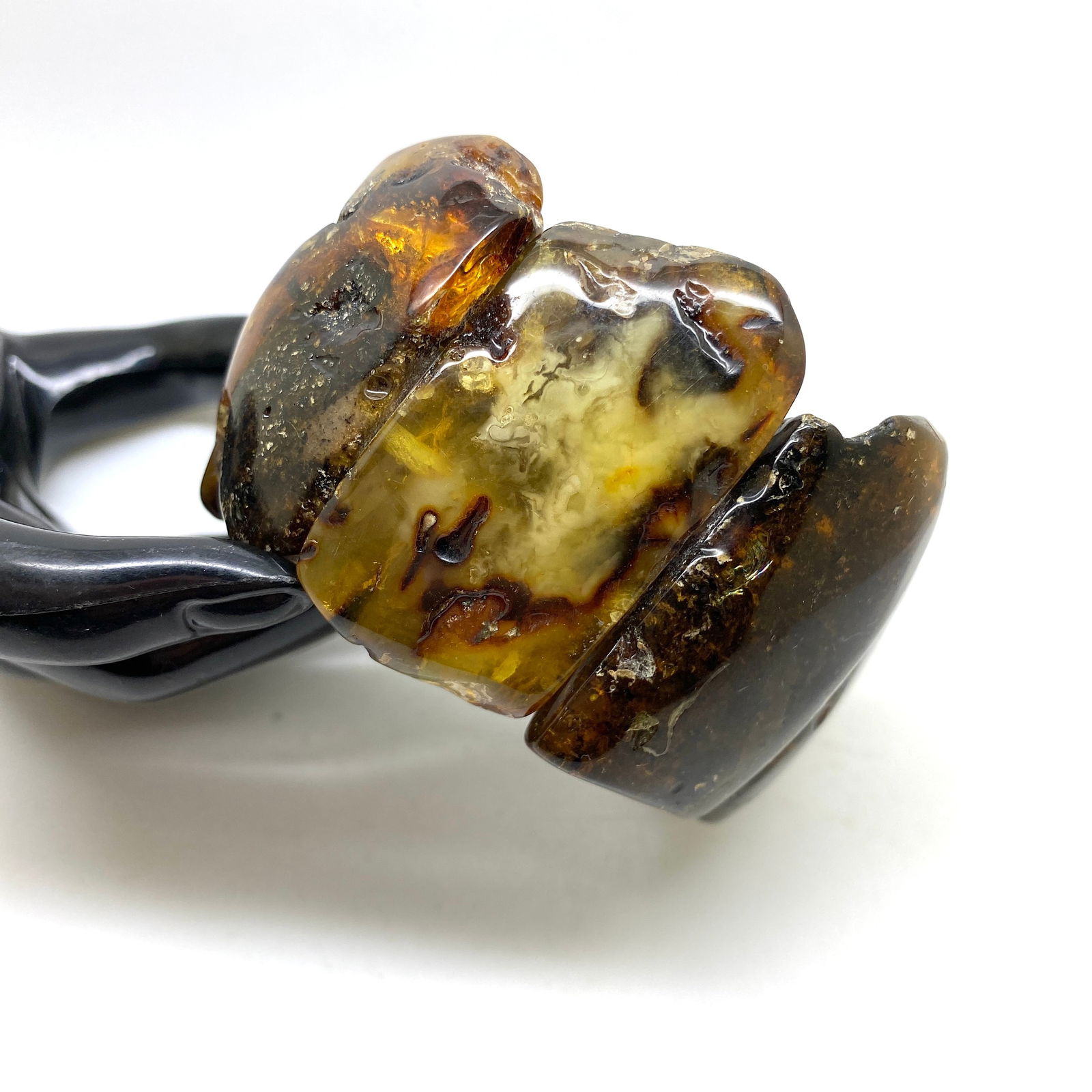 Staggering Unique Vintage Amber Bracelet (1 of 14)