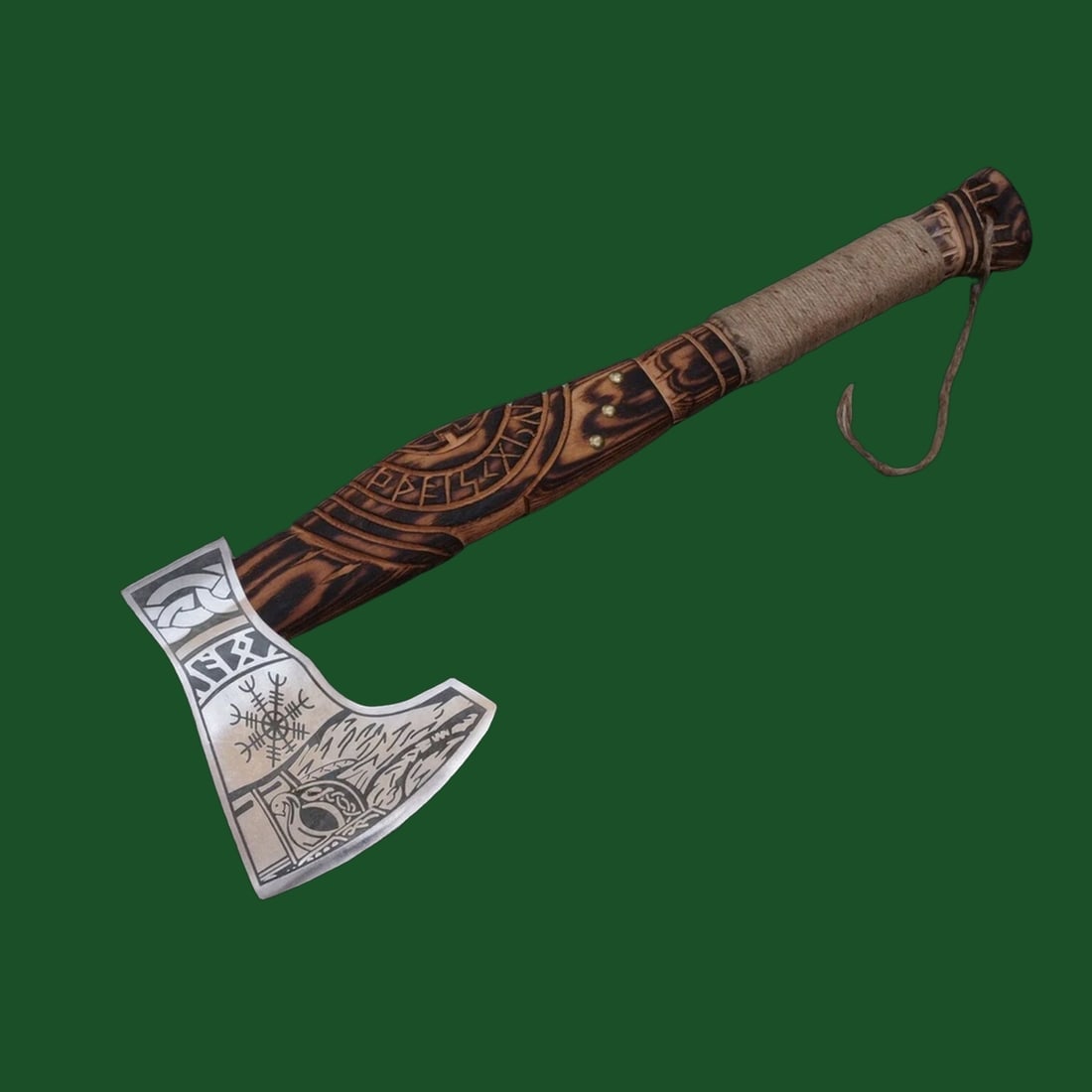 Viking-Style Axe Outdoor Tool Camping Hatchet