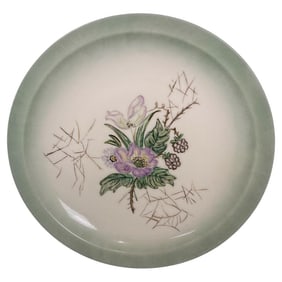 Vintage 1963 Royal Copenhagen Porcelain Plate – Signed "K.P" 17.5 cm