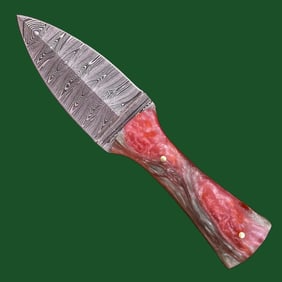 Damascus Handcrafted Dagger Hunting Boot Knife