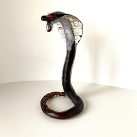 Blown glass Cobra