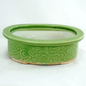 Japanese Porcelain Bulb/Bonsai Pot 1920/30's