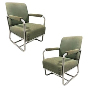 Aluminum Pullman Passenger Train Railroad Lounge Chair By Emeco, Pair
