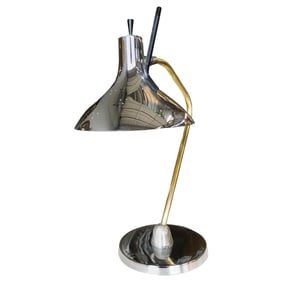 Mid Century Anglepoise Chrome Desk Lamp By Prescolite