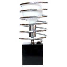 1960s Modernist Spring Table Lamp by Sonneman Lighting Company