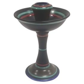 Gouda Decor Pottery Candlestick Holder