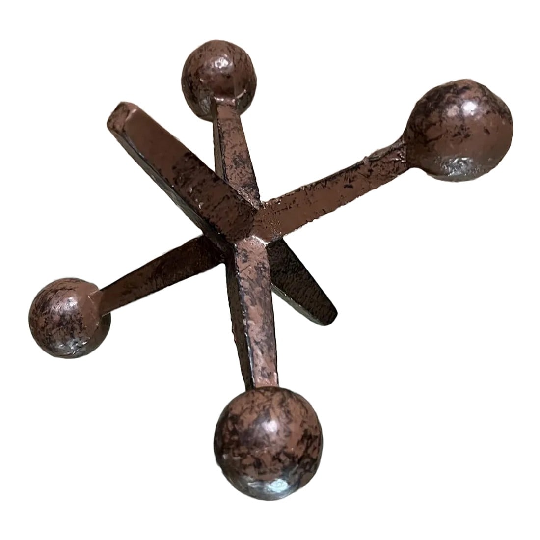 1960s Design Line Single Jack Patinated Bookend California (1 of 7)