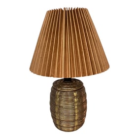 Ethan Allen Small Brass Table Lamp
