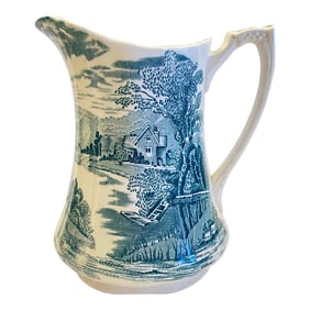 1920s Alfred Meakin Ironstone Soup Pitcher