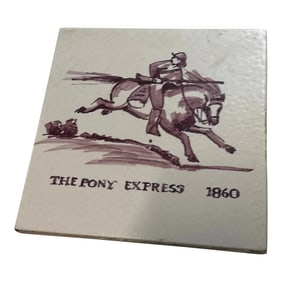 Carter Tile Products the Pony Express 1860