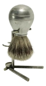 Antique Sheffield Shaving Brush on Stand