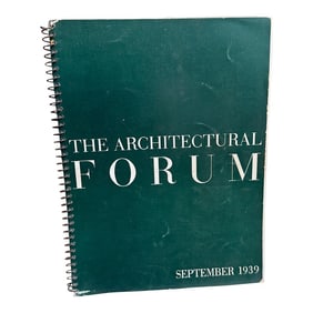The Architectural Forum September 1939 Magazine Time Inc