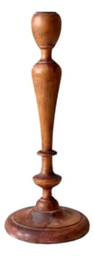 Antique Parsons Wooden Candlestick Holder