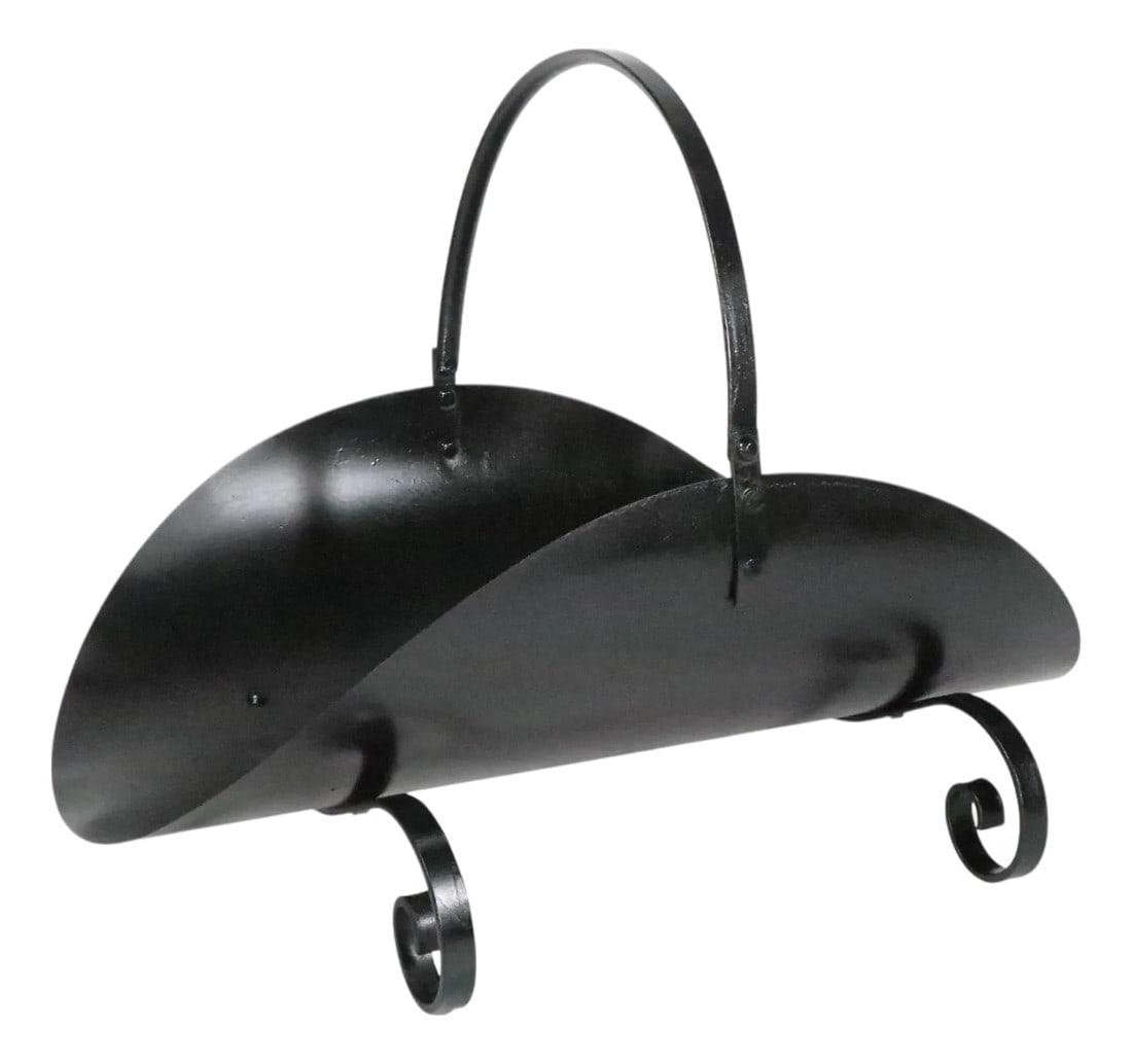 Mid 20th Century Metal Firewood Log Holder (1 of 10)