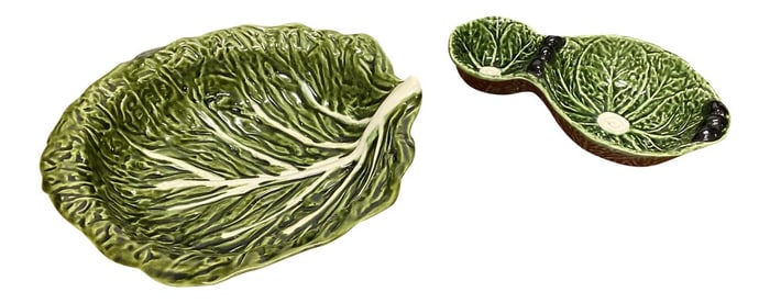 1970s Handmade Serving Dishes From Portugal - Set of 2