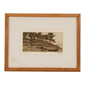 Late 19th Century Framed Engraving North Strand 91/100