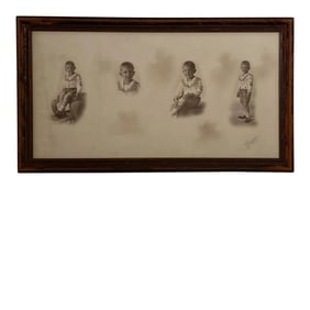 Circa Early 20th Century Photograph of a Young Boy, American