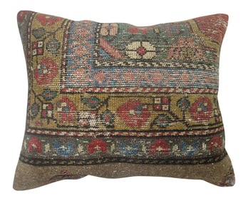 Antique Serab Rug Pillow