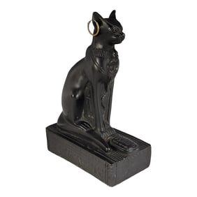 Vintage Bastet Cat Sculpture "Goddess of Domesticity" Egyptian