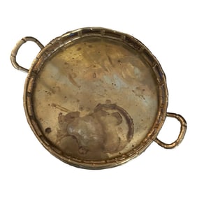 1970s Brass Decorative Tray